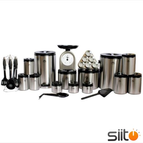 سرویس ۲۹ پارچه اشپزخانه استیل گاسونیک